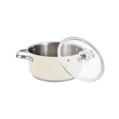 Κατσαρόλα inox- Παστέλ HAEGER 18cm