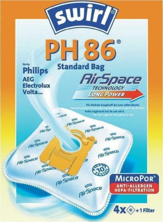 ΥΦΑΣΜΑΤΙΝΗ ΣΑΚΟΥΛΑ SWIRL PH86(AEG/PHILIPS)